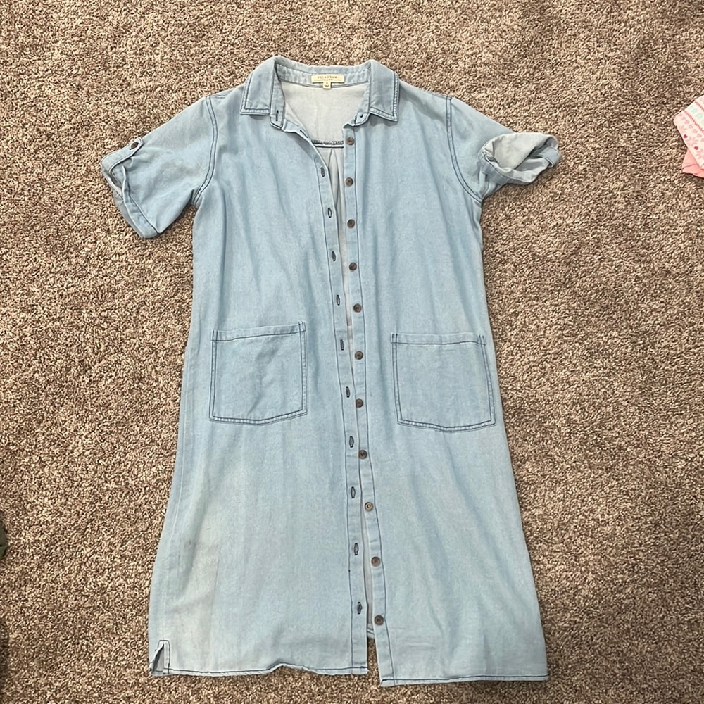 Cute button up Jean dress!